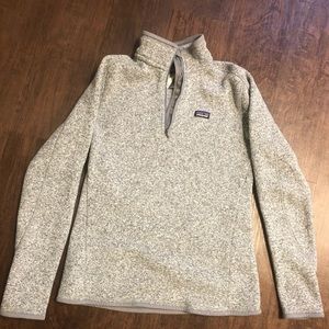 Patagonia Women’s Better Sweater 1/4zip gray Med